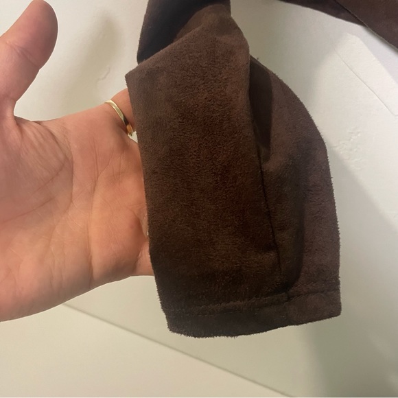 Turtle neck Brown crop top - Picture 4 of 4